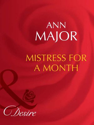 cover image of Mistress for a Month